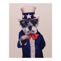 Empire Art Direct Empire Art Direct GIC-PR040-2016 High Resolution Pets Rock Giclee Printed on Cotton Canvas on Solid Wood Stretcher - Uncle Sam GIC-PR040-2016